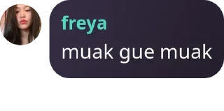 🫰 emoji freya pacar mark lee Telegram sticker 7 of 10