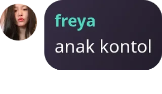 🫰 emoji freya pacar mark lee Telegram sticker 9 of 10