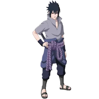 ❤️ emoji Sasuke ┈➤ @anime_stickerspack Telegram sticker 7 of 19
