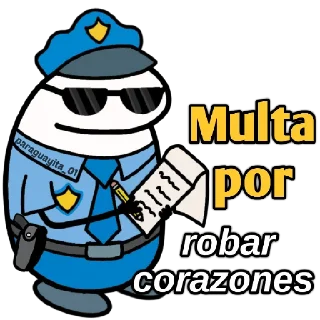 😀 emoji 🌈Flork Multas👮🏻‍♂️🧦 Telegram sticker 17 of 30