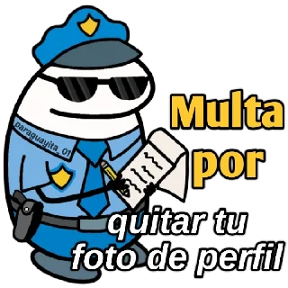 😀 emoji 🌈Flork Multas👮🏻‍♂️🧦 Telegram sticker 8 of 30