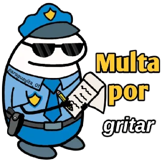 😀 emoji 🌈Flork Multas👮🏻‍♂️🧦 Telegram sticker 9 of 30