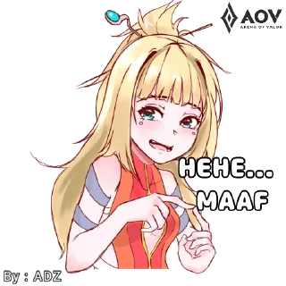 😅 emoji AOV by ADZ Telegram sticker 7 of 7