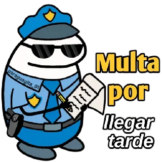 😀 emoji 🌈Flork Multas👮🏻‍♂️🧦 Telegram sticker 23 of 30