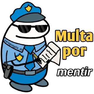 😀 emoji 🌈Flork Multas👮🏻‍♂️🧦 Telegram sticker 15 of 30