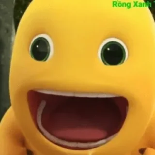 😀 emoji dino kuning 💛 Telegram sticker 14 of 21