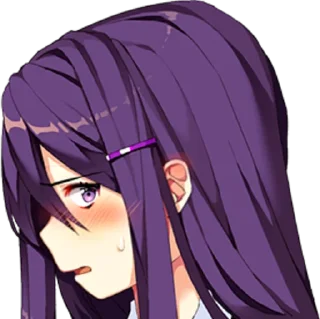 🤯 emoji Doki Doki Literature Club Telegram sticker 5 of 62