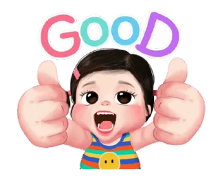 ⭐️ emoji Lookpear cute girl animated (ENG) @moe_sticker_bot Telegram sticker 10 of 24