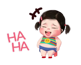 ⭐️ emoji Lookpear cute girl animated (ENG) @moe_sticker_bot Telegram sticker 23 of 24