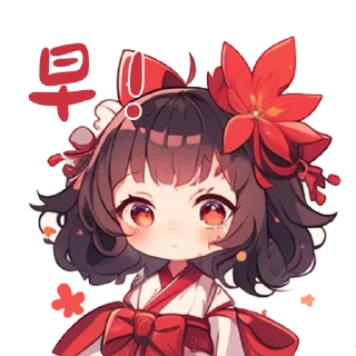 ✋ emoji 叶叶子 @redleavesofficial Telegram sticker 10 of 52