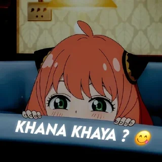 🤔 emoji Badmash Anya By @NIOAX Telegram sticker 18 of 47