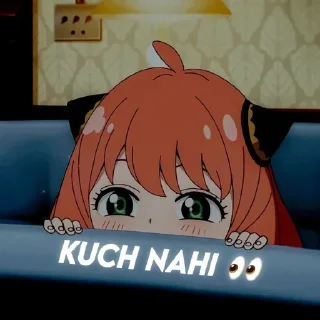 🤔 emoji Badmash Anya By @NIOAX Telegram sticker 24 of 47