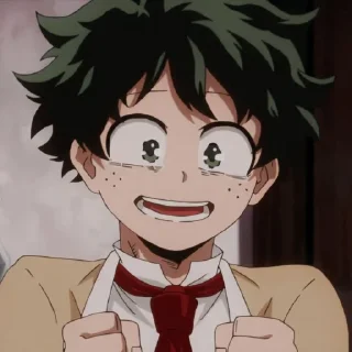 Sticker from Midoriya Izuku /@anime_sticker_pack