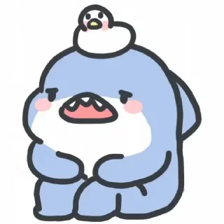 🦈 emoji 肥肥鲨 @zigou23 Telegram sticker 20 of 77
