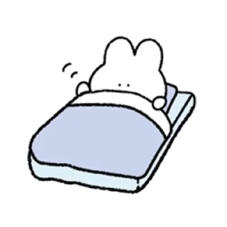 😴 emoji 토끼 Telegram sticker 15 of 16