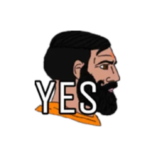 🙂 emoji @Yes Telegram sticker 15 of 33