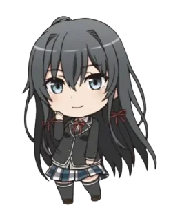 😊 emoji OreGairu @animestickerchannel Telegram sticker 16 of 110