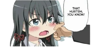 🥺 emoji OreGairu @animestickerchannel Telegram sticker 13 of 110