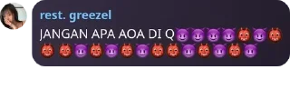 😈 emoji 𝕮𝕬𝕽𝕬𝕿 ( 𝖈𝖆𝖑𝖔𝖓 𝖐𝖔𝖓 pack by @QuotLyBot Telegram sticker 9 of 120