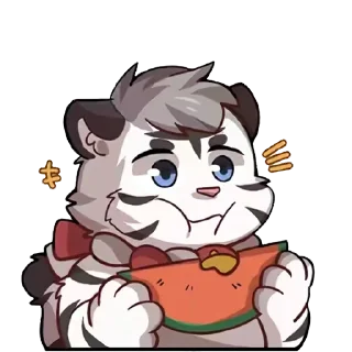 🍉 emoji 大萌虎卡卡 Telegram sticker 11 of 32