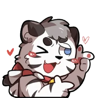 😉 emoji 大萌虎卡卡 Telegram sticker 19 of 32