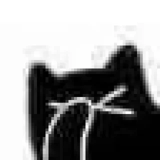 😟 emoji 黑猫 Telegram sticker 8 of 17