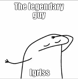 🙂 emoji Igris's stick pack Telegram sticker 14 of 120