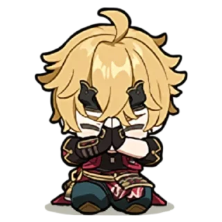 🙏 emoji Inazuma by @Kazuha4me Telegram sticker 14 of 30