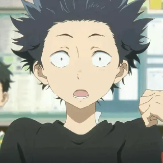 Sticker from A Silent Voice // @ZoldyckStickers