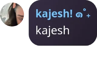 Sticker from k.