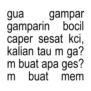 Sticker from skibidi mewing gyat