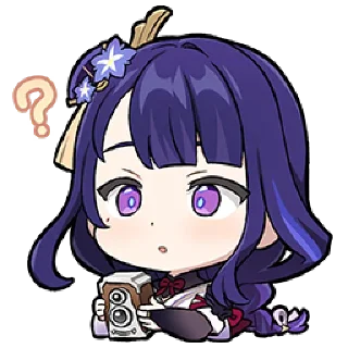 ❓ emoji Genshin Stickers Telegram sticker 14 of 120
