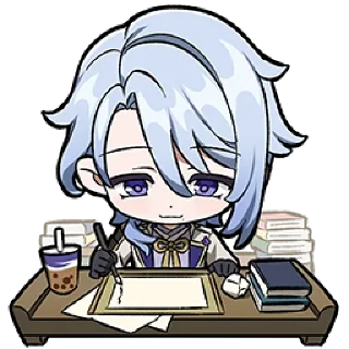 📖 emoji Genshin Stickers Telegram sticker 10 of 120