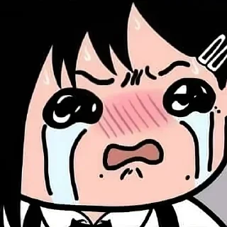 😭 emoji Depressed Neko Packs Telegram sticker 5 of 101