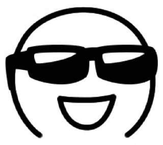 😎 emoji 𓆩 𝛅 ᧘ 𐍂 𝛕 н ᧘ ᴋ 𓆪's sticker kang pack Telegram sticker 13 of 119