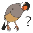 ❓ emoji Sparrow 1 Telegram sticker 11 of 125