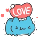 😘 emoji 咖波 動態③ @Capoo_Stickers Telegram sticker 8 of 20