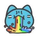 🤮 emoji 咖波 動態 Emoji ① @Capoo_Stickers Telegram sticker 18 of 46