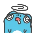 😵‍💫 emoji 咖波 動態 Emoji ① @Capoo_Stickers Telegram sticker 15 of 46