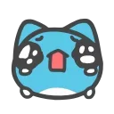 😭 emoji 咖波 動態 Emoji ① @Capoo_Stickers Telegram sticker 8 of 46