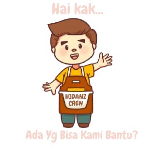 Sticker from Service by @hidanzstore