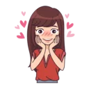 ❤ emoji Madly About You Telegram sticker 19 of 41