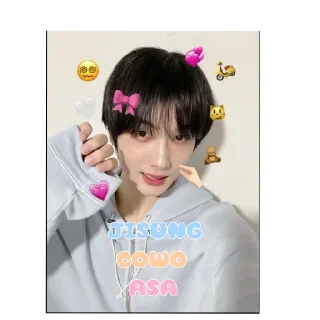 💇 emoji JISUNG COWO ASA Telegram sticker 24 of 91