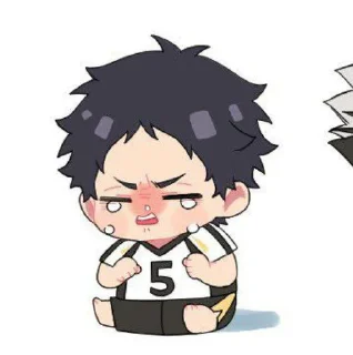 🔖 emoji akashi keiji chibi Telegram sticker 8 of 35