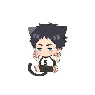 🔖 emoji akashi keiji chibi Telegram sticker 22 of 35