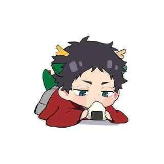 🔖 emoji akashi keiji chibi Telegram sticker 21 of 35