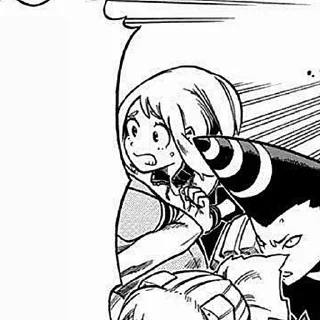 Sticker from Ochaco Uraraka  $$  > @tokuyomanji <