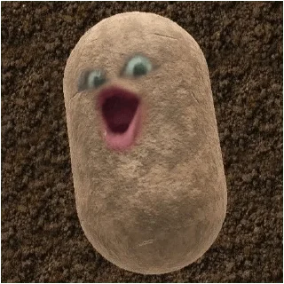 😀 emoji potatoo kentang Telegram sticker 16 of 21