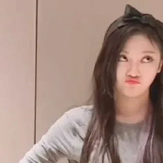 Sticker from Ning ning meme