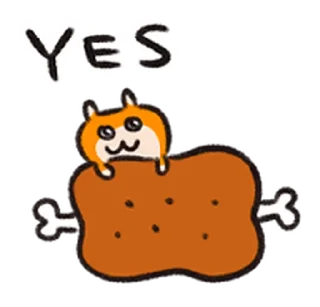 ⭐ emoji 英語でちゅ！クソハムちゃん @moe_sticker_bot Telegram sticker 9 of 40